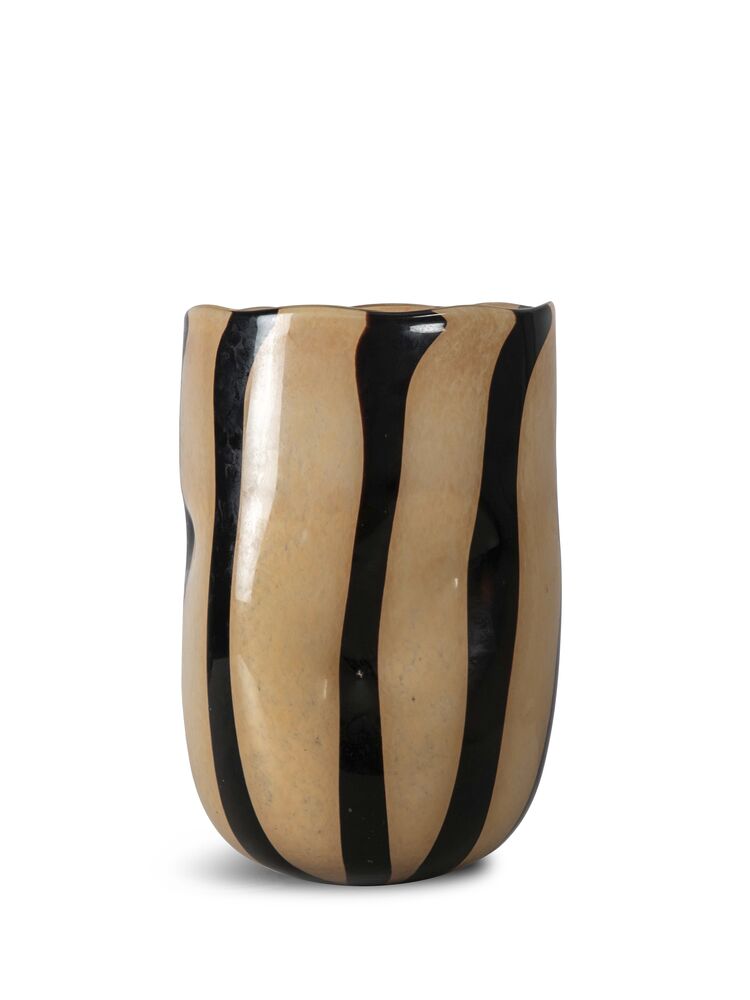 BYON Curt vase sort/beige